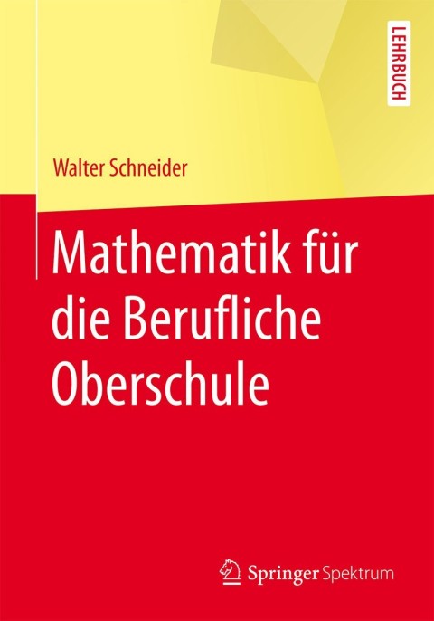 Cover image for book Mathematik für die berufliche Oberschule