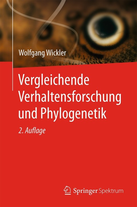 Cover image for book Vergleichende Verhaltensforschung und Phylogenetik