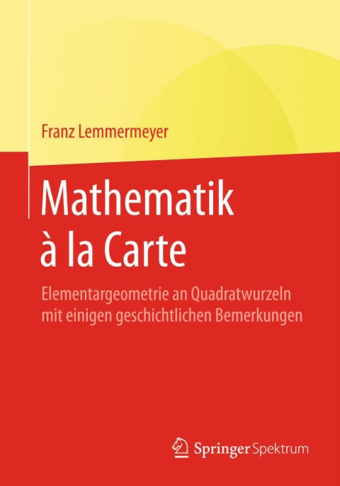 Cover image for book Mathematik à la Carte