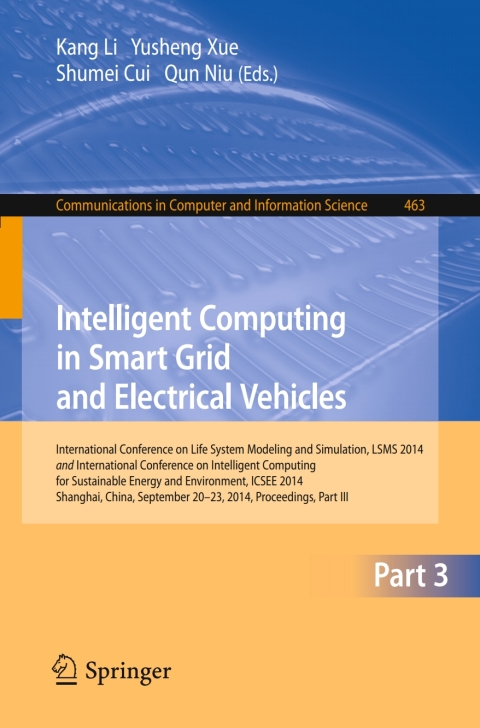 Cover image for book Intelligent Computing in Smart Grid and Electrical Vehicles
