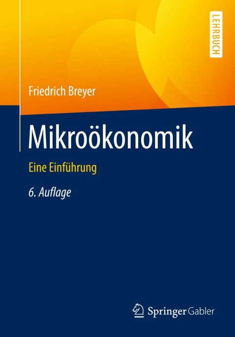 Cover image for book Mikroökonomik