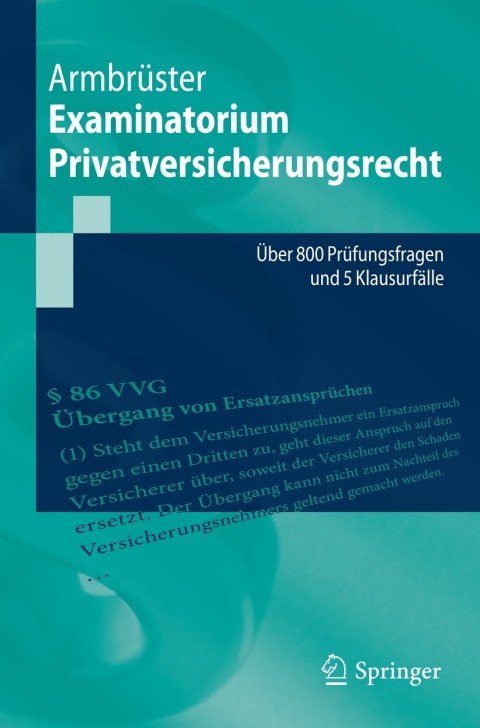 Cover image for book Examinatorium Privatversicherungsrecht