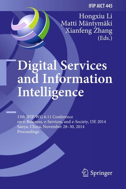 Cover image for book Digital Services and Information Intelligence