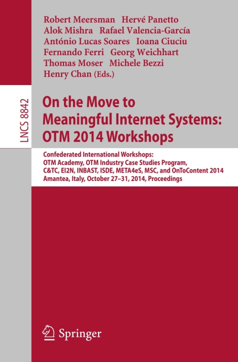 Cover image for book On the Move to Meaningful Internet Systems: OTM 2014 Workshops