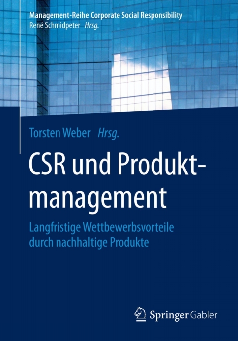 Cover image for book CSR und Produktmanagement