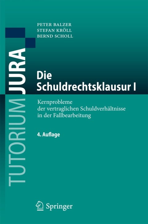 Cover image for book Die Schuldrechtsklausur I