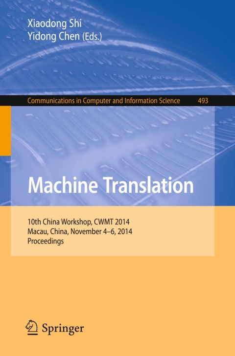 Cover image for book Machine Translation