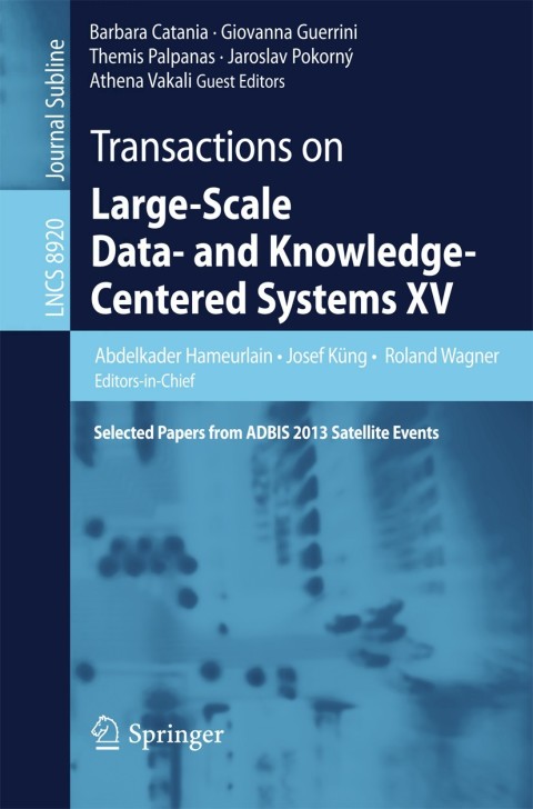 Cover image for book Transactions on Large-Scale Data- and Knowledge-Centered Systems XV