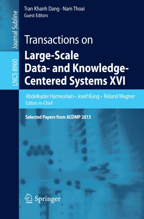 Cover image for book Transactions on Large-Scale Data- and Knowledge-Centered Systems XVI