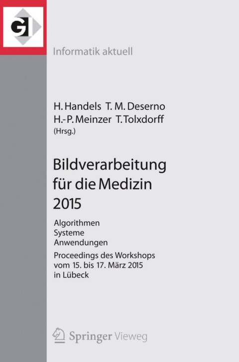 Cover image for book Bildverarbeitung für die Medizin 2015