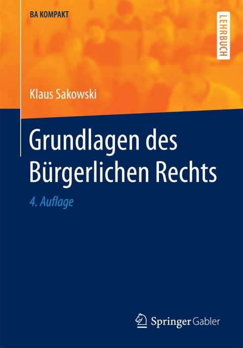 Cover image for book Grundlagen des Bürgerlichen Rechts