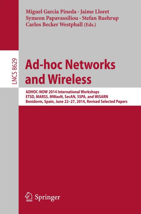 Cover image for book Ad-hoc Networks and Wireless