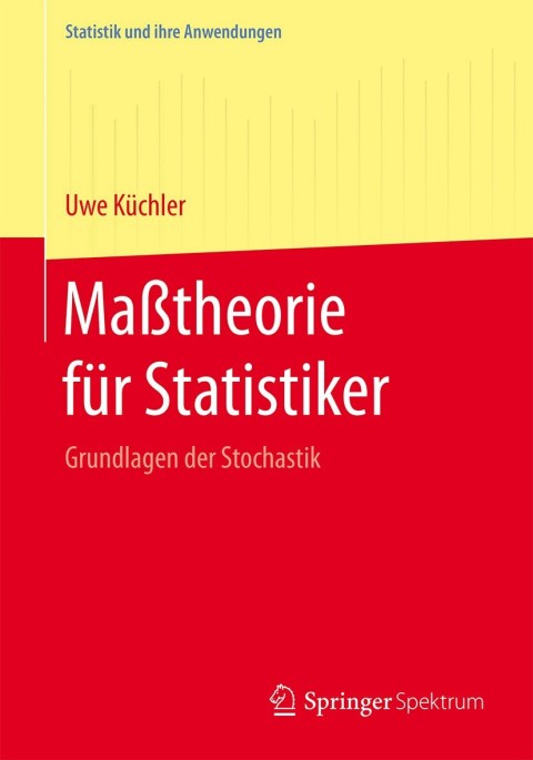 Cover image for book Maßtheorie für Statistiker