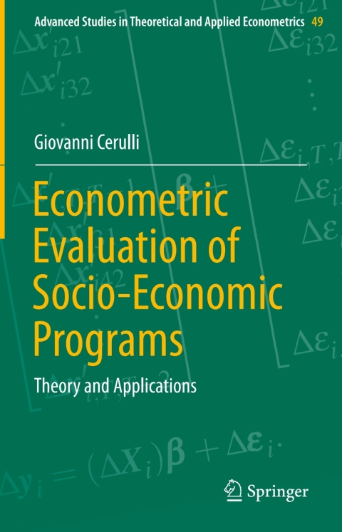 Cover image for book Econometric Evaluation of Socio-Economic Programs