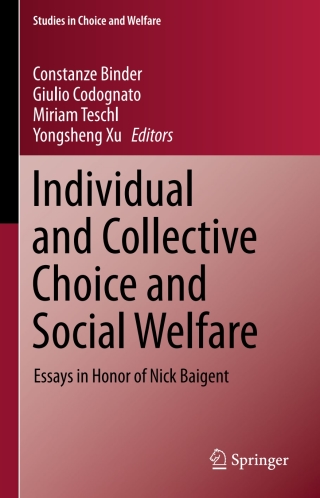 Individual and Collective Choice and Social Welfare