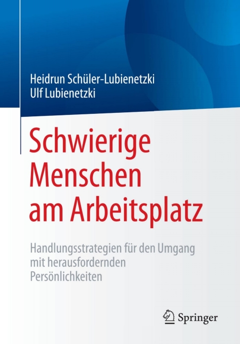 Cover image for book Schwierige Menschen am Arbeitsplatz