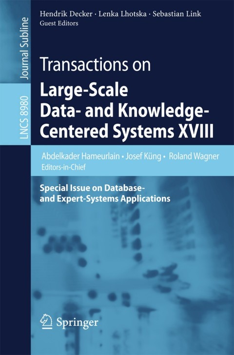 Cover image for book Transactions on Large-Scale Data- and Knowledge-Centered Systems XVIII