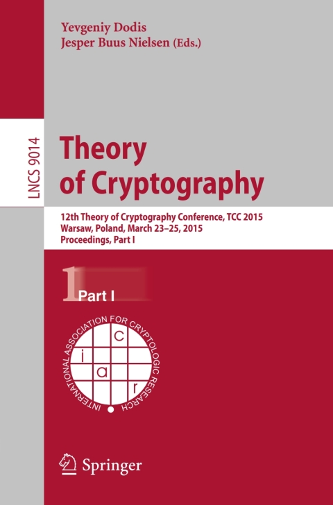 Cover image for book Theory of Cryptography