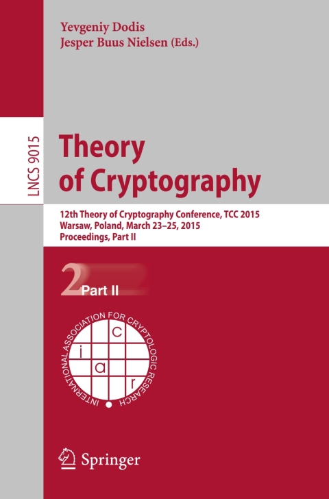 Cover image for book Theory of Cryptography