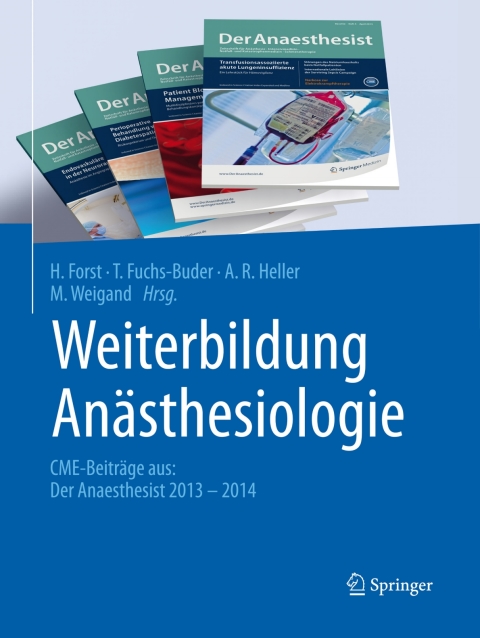 Cover image for book Weiterbildung Anästhesiologie