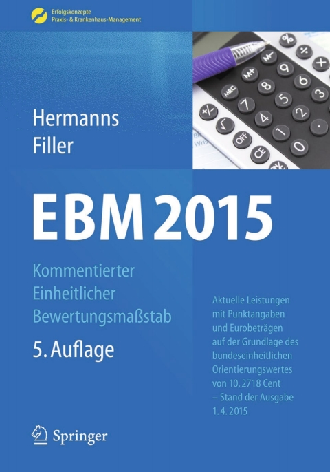 Cover image for book EBM 2015 - Kommentierter Einheitlicher Bewertungsmaßstab