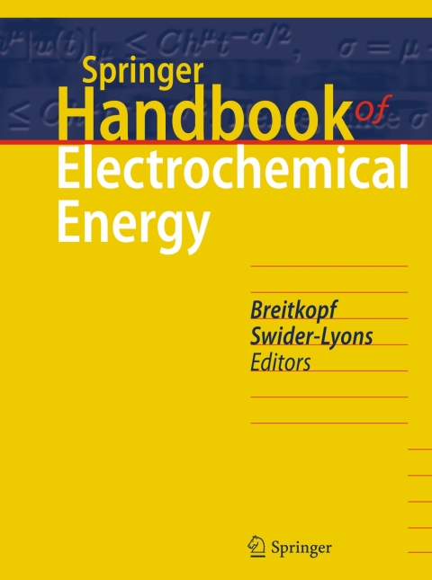 Cover image for book Springer Handbook of Electrochemical Energy