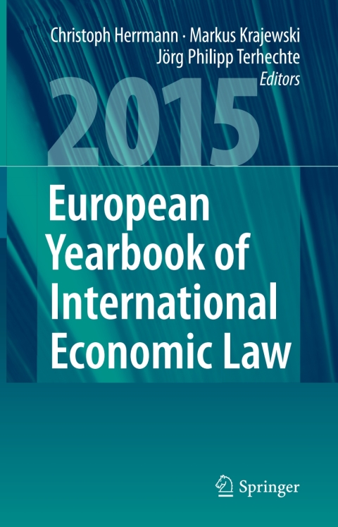 Cover image for book European Yearbook of International Economic Law 2015