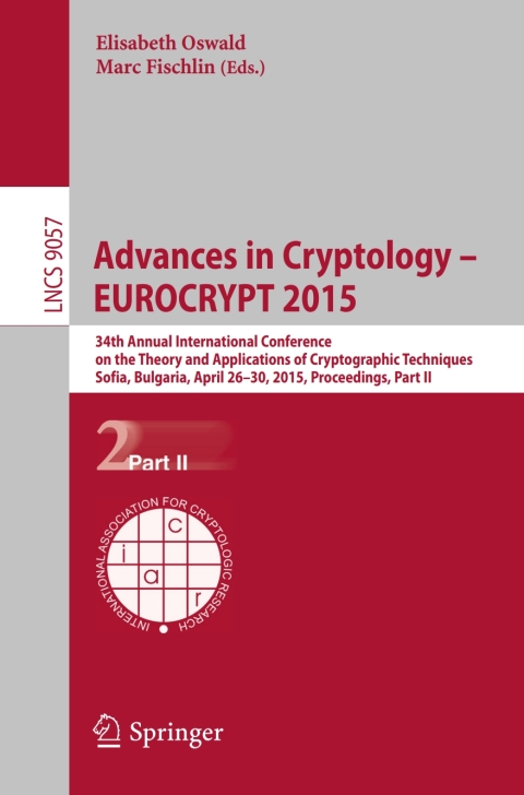 Cover image for book Advances in Cryptology – EUROCRYPT 2015