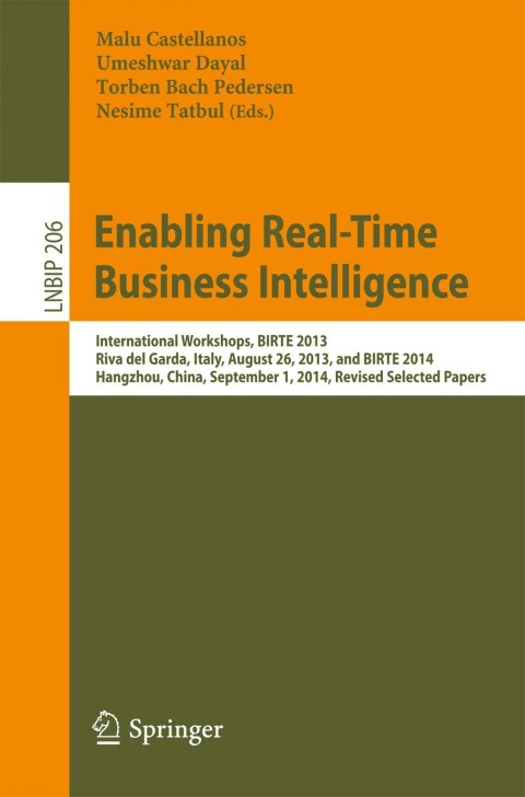 Cover image for book Enabling Real-Time Business Intelligence