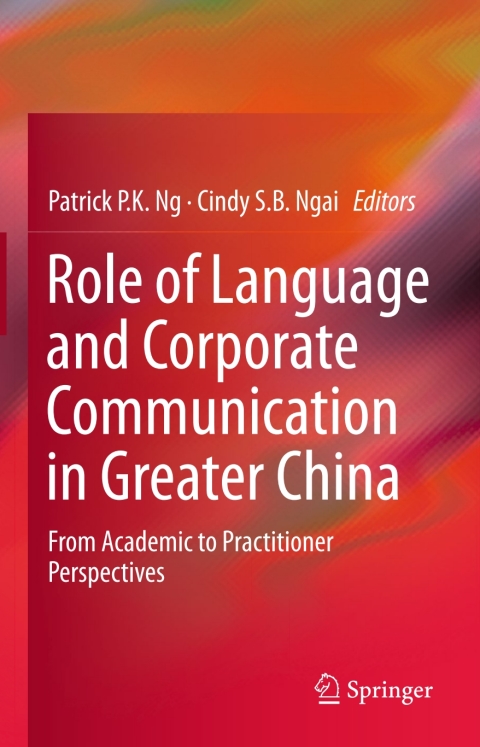Cover image for book Role of Language and Corporate Communication in Greater China