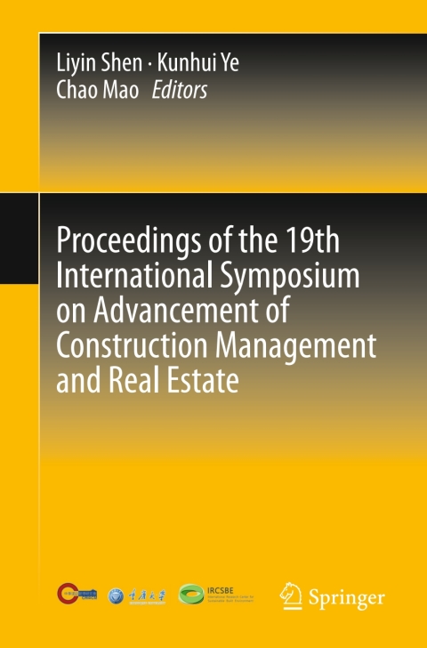 Cover image for book Proceedings of the 19th International Symposium on Advancement of Construction Management and Real Estate
