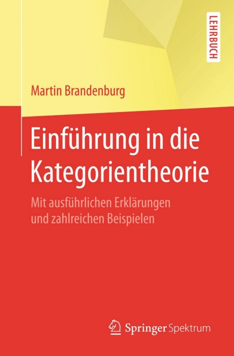 Cover image for book Einführung in die Kategorientheorie