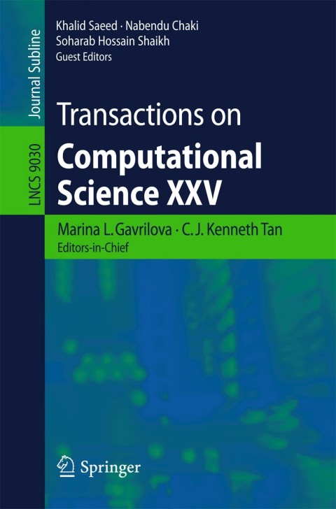 Cover image for book Transactions on Computational Science XXV