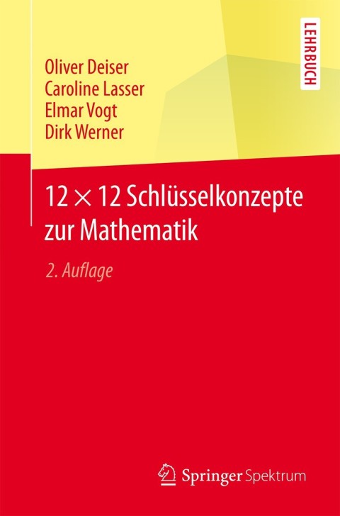 Cover image for book 12 × 12 Schlüsselkonzepte zur Mathematik