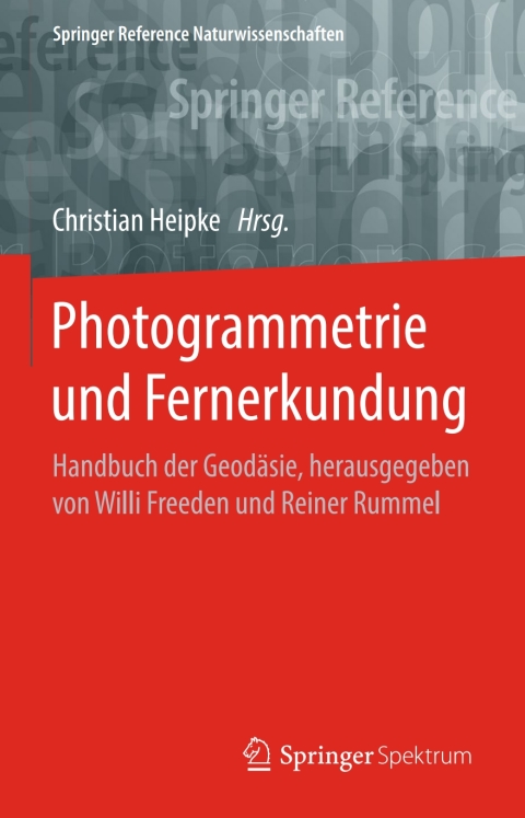 Cover image for book Photogrammetrie und Fernerkundung