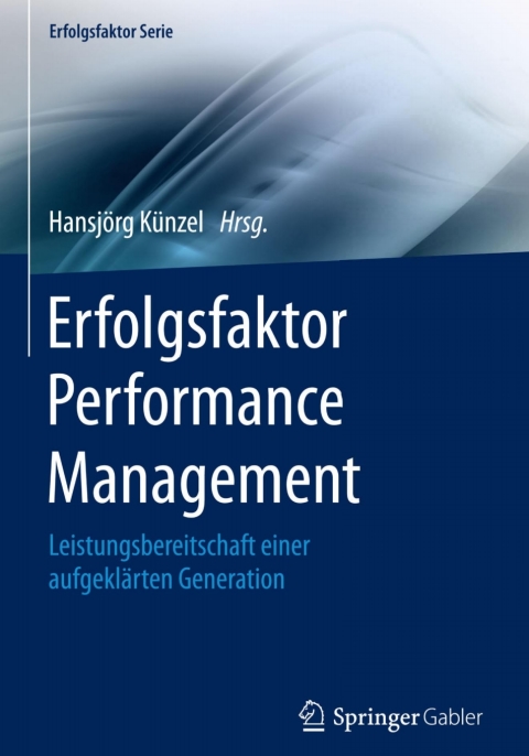 Cover image for book Erfolgsfaktor Performance Management