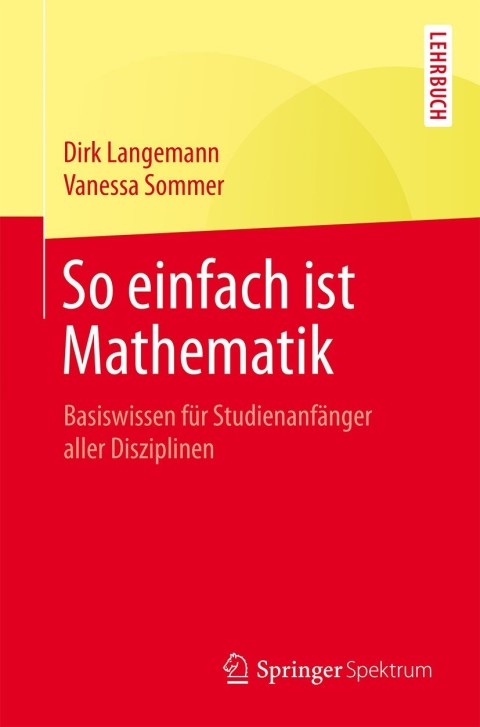 Cover image for book So einfach ist Mathematik