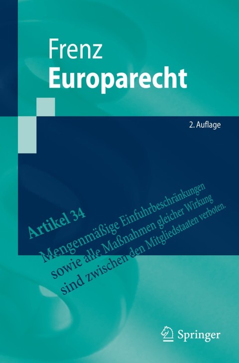 Cover image for book Europarecht