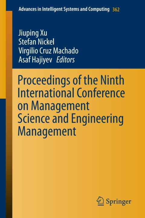 Cover image for book Proceedings of the Ninth International Conference on Management Science and Engineering Management