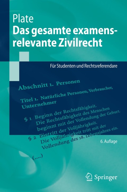 Cover image for book Das gesamte examensrelevante Zivilrecht