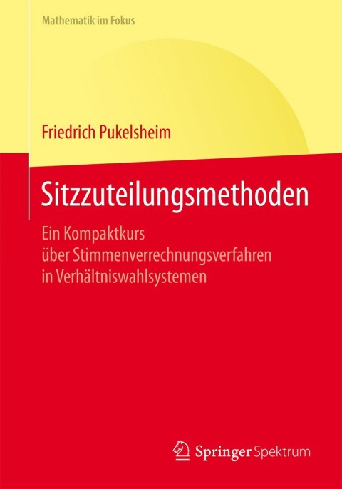 Cover image for book Sitzzuteilungsmethoden