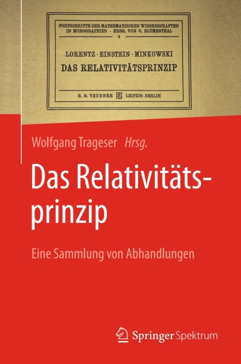 Cover image for book Das Relativitätsprinzip
