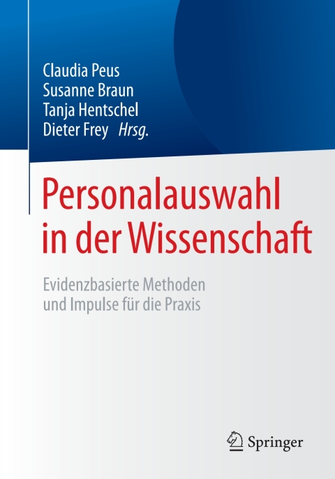 Cover image for book Personalauswahl in der Wissenschaft