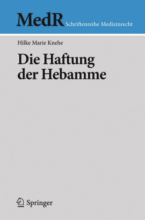 Cover image for book Die Haftung der Hebamme