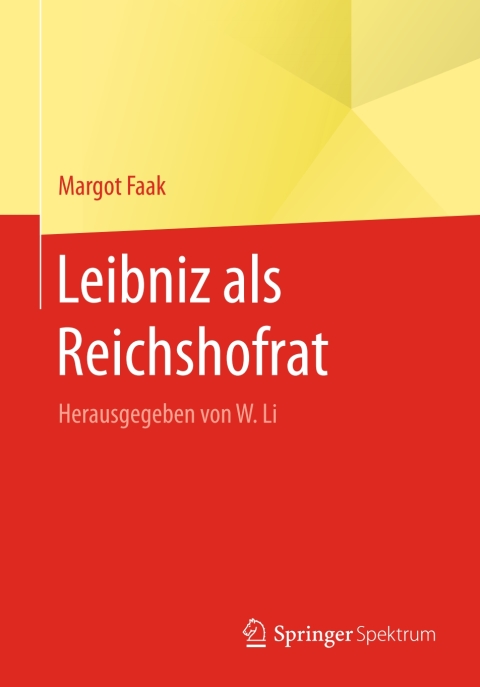 Cover image for book Leibniz als Reichshofrat