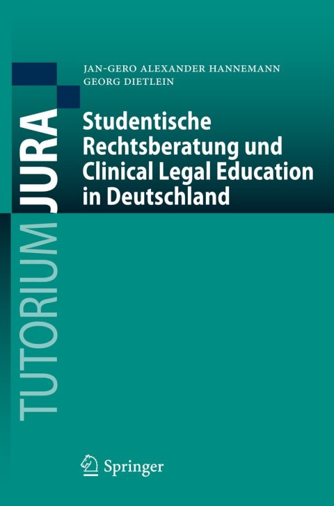 Cover image for book Studentische Rechtsberatung und Clinical Legal Education in Deutschland