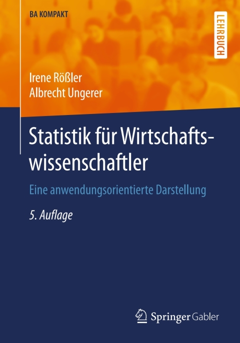 Cover image for book Statistik für Wirtschaftswissenschaftler