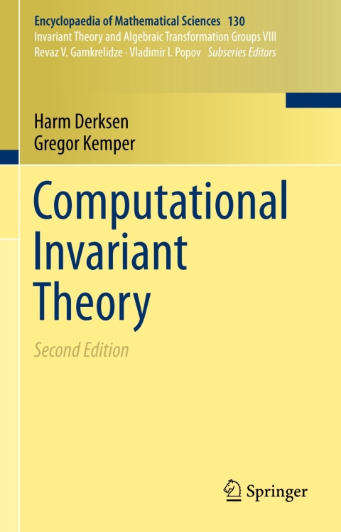 Cover image for book Computational Invariant Theory