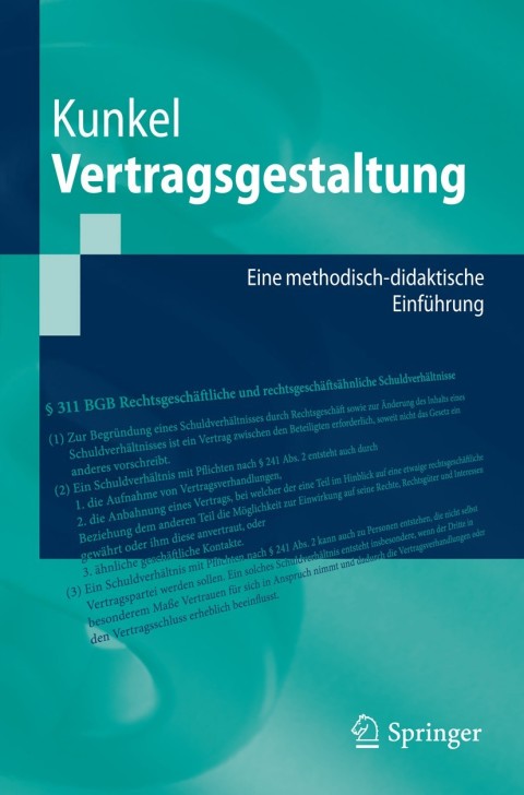 Cover image for book Vertragsgestaltung