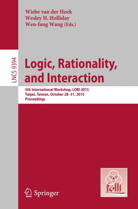 Cover image for book Logic, Rationality, and Interaction